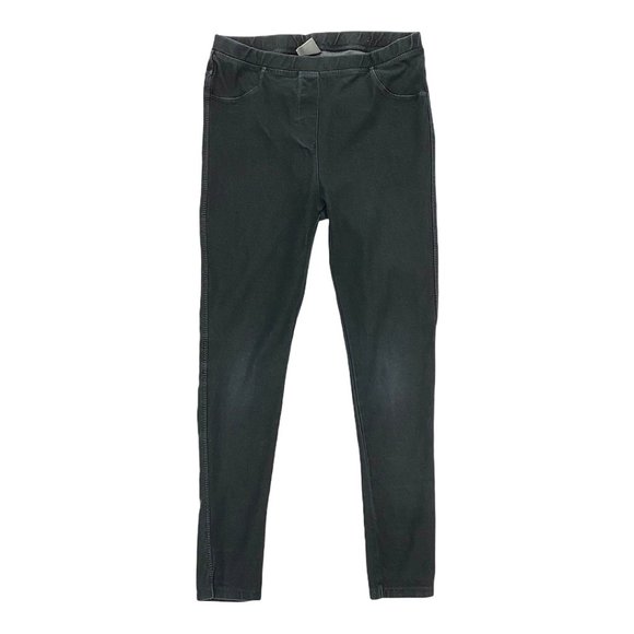 Zara Grey Denim Leggings - Picture 2 of 4